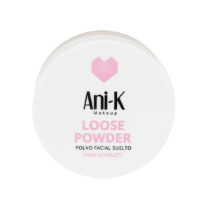 Polvo Suelto Bonita Scarlett Ani-k – Acabado mate natural