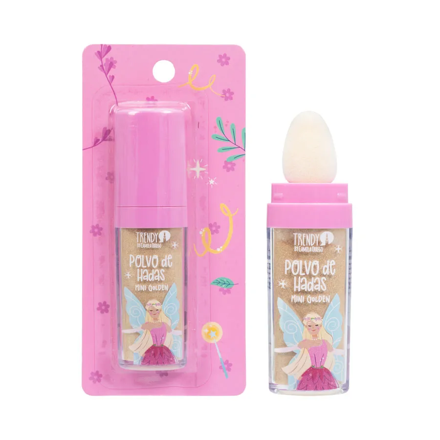 Polvo de Hadas Golden Trendy | Iluminador Corporal y Capilar