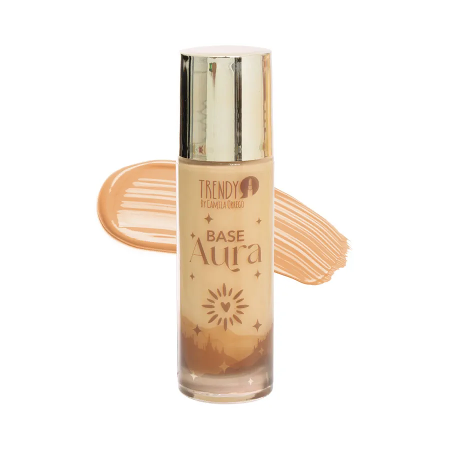 Base Aura Trendy | Base de Maquillaje Mate Ligera y de Larga Duración - Imagen 3
